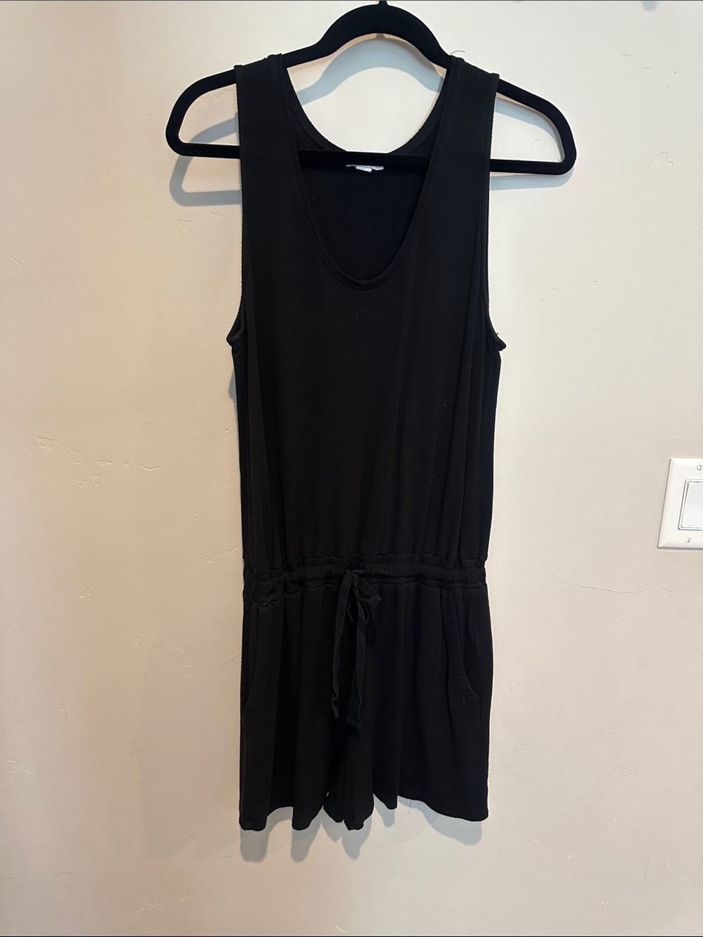 Daily Ritual Black Sleeveless Romper
